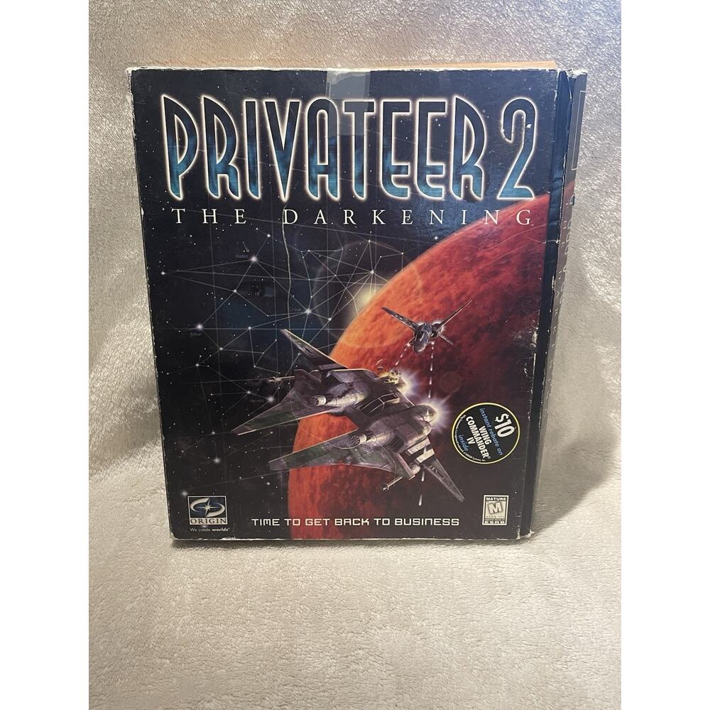 Privateer 2 Darkening 1996 Big Box PC Game CD-ROM